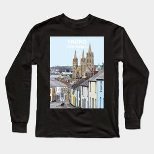 Truro Cornwall. Cornish gift. Kernow fishing harbour Long Sleeve T-Shirt